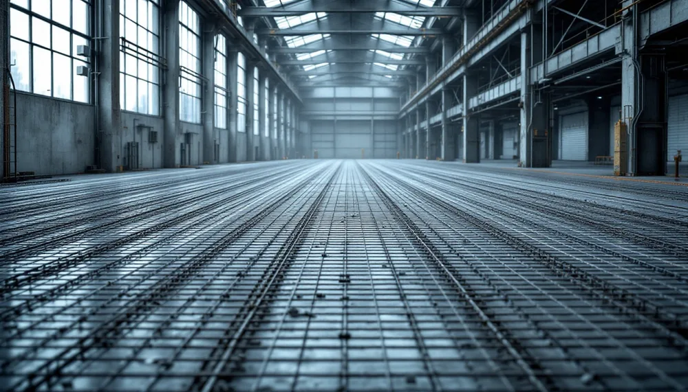 Gjuta industriplatta och industrigolv